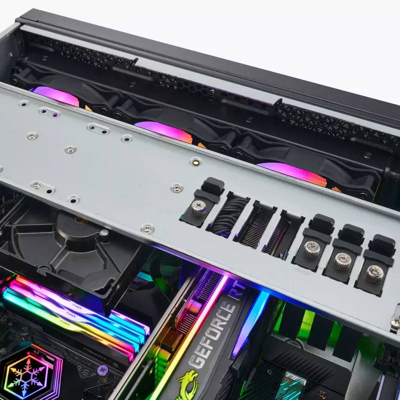Server Case Silverstone SST-RM44 Tower Black ATX 240 360mm
