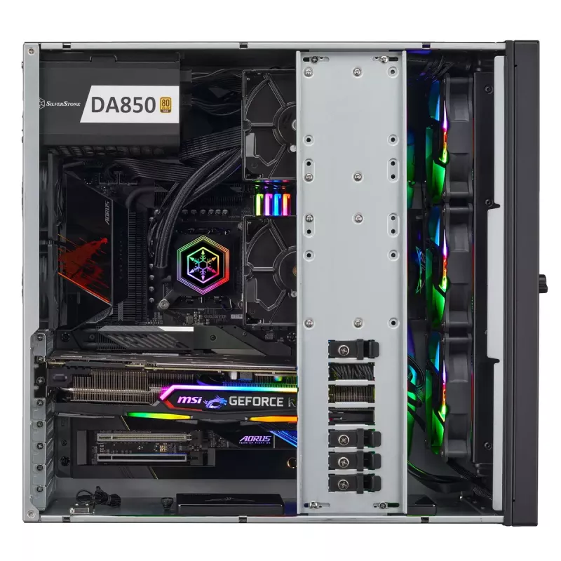 Server Case Silverstone SST-RM44 Tower Black ATX 240 360mm