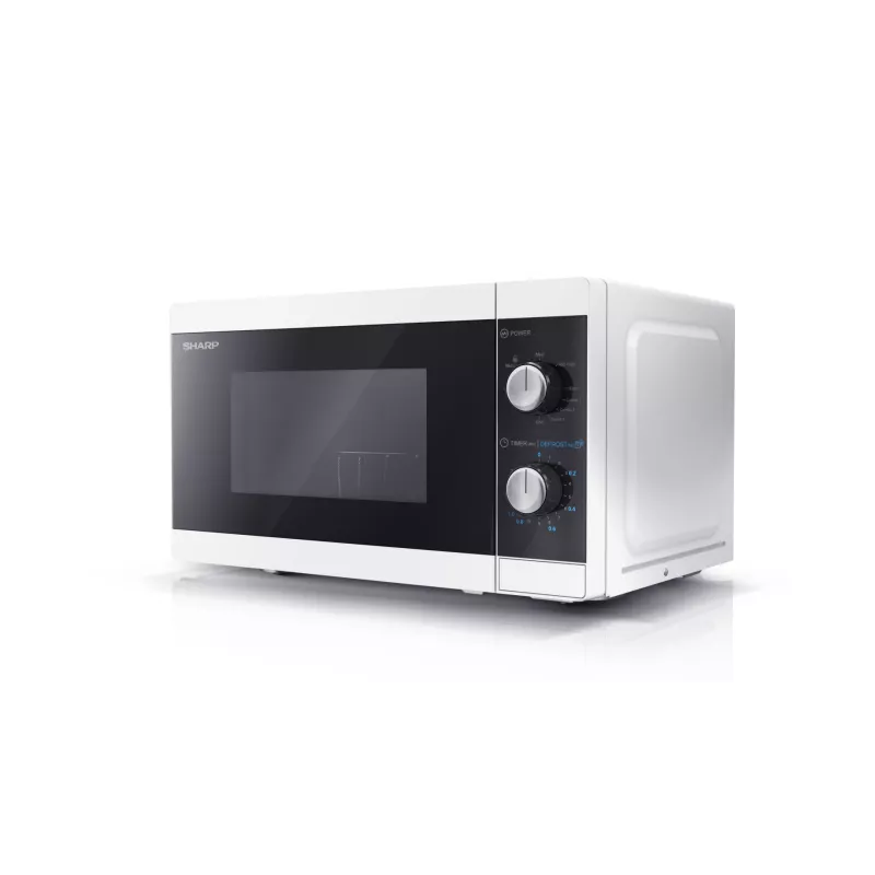 Sharp YC-MG01E-W microwave Black, White Grill microwave Countertop 20 L 800 W