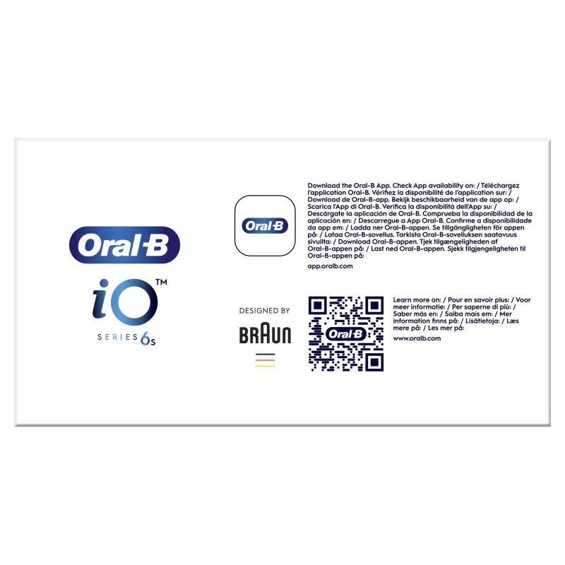 Oral-B iO 6 Adult Vibrating toothbrush Black