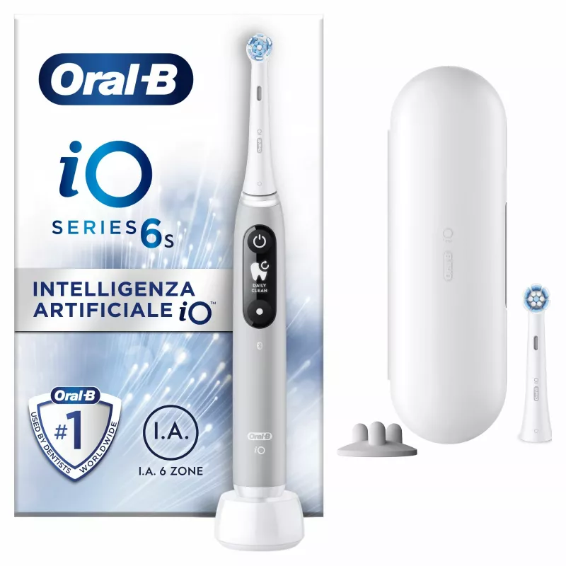 Oral-B iO 6S Adult Vibrating toothbrush Grey, White