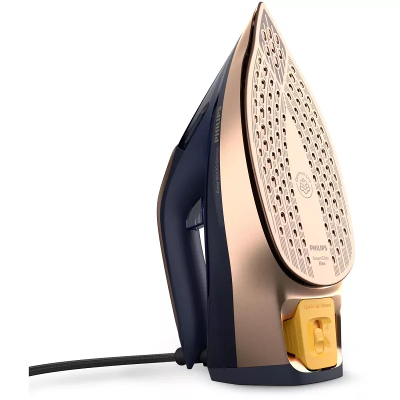 Steam iron Philips Azur 8000 Series DST8050/20 — 3000 W, 0.35 L, SteamGlide Elite soleplate, 85 g/min continuous, 260 g/min boost
