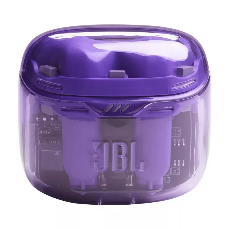 JBL Tune Flex Ghost Edition Headset True Wireless Stereo (TWS) In-ear Calls/Music Bluetooth Purple, Translucent