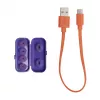 JBL Tune Flex Ghost Edition Headset True Wireless Stereo (TWS) In-ear Calls/Music Bluetooth Purple, Translucent
