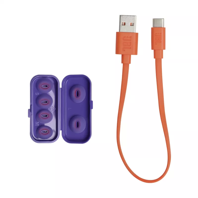 JBL Tune Flex Ghost Edition Headset True Wireless Stereo (TWS) In-ear Calls/Music Bluetooth Purple, Translucent