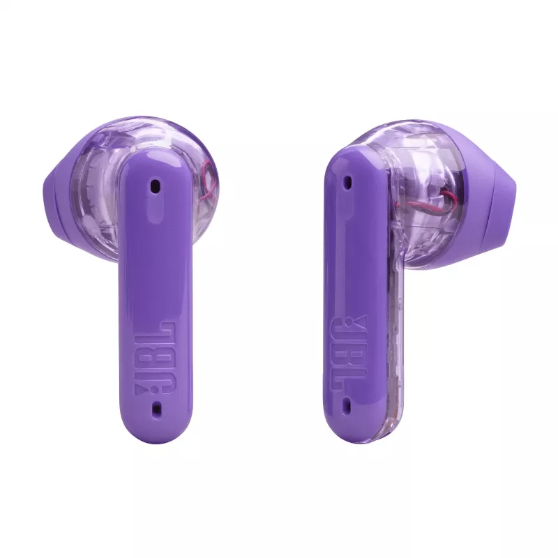 JBL Tune Flex Ghost Edition Headset True Wireless Stereo (TWS) In-ear Calls/Music Bluetooth Purple, Translucent
