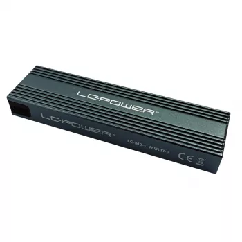 LC-POWER SSD Enclosure - M.2 LC-M2-C-MULTI-3 Lc-power USB3.2 M.2-SSD-geh (NVMe & SATA)
