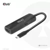 CLUB3D USB Gen2 Type-C to HDMI™ 8K60Hz or 4K120Hz HDR10+ with DSC1.2 with Power Delivery 3.0 Active Adapter M/F
