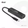 CLUB3D USB Gen2 Type-C to HDMI™ 8K60Hz or 4K120Hz HDR10+ with DSC1.2 with Power Delivery 3.0 Active Adapter M/F