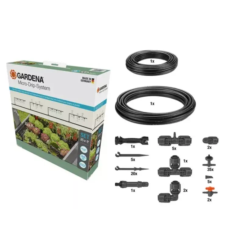 Drip irrigation system Gardena 13455-20 Hose length 15 m Black Green