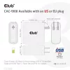 CLUB3D Travel Charger 100 Watt GAN technology, USB-IF TID certified, Single port USB Type-C, Power Delivery(PD) 3.0 Support