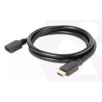 CLUB3D Ultra High Speed HDMI Extension Cable 4K120Hz 8K60Hz 48Gbps M/F 1 m / 3.28 ft 30AWG