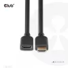 CLUB3D Ultra High Speed HDMI Extension Cable 4K120Hz 8K60Hz 48Gbps M/F 1 m / 3.28 ft 30AWG