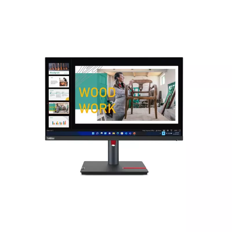 Lenovo ThinkVision P24q-30 computer monitor 60.5 cm (23.8 inch) 2560 x 1440 pixels Quad HD LED Black