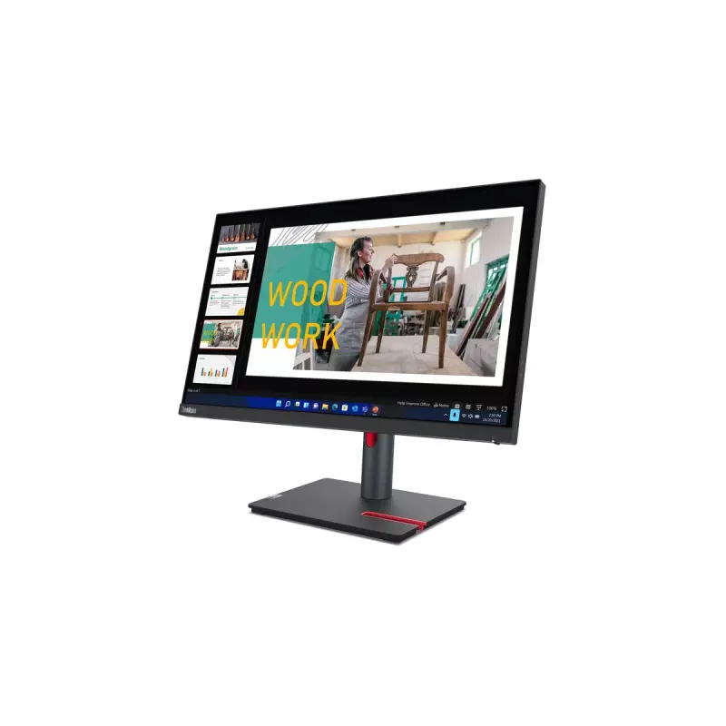 Lenovo ThinkVision P24q-30 computer monitor 60.5 cm (23.8 inch) 2560 x 1440 pixels Quad HD LED Black
