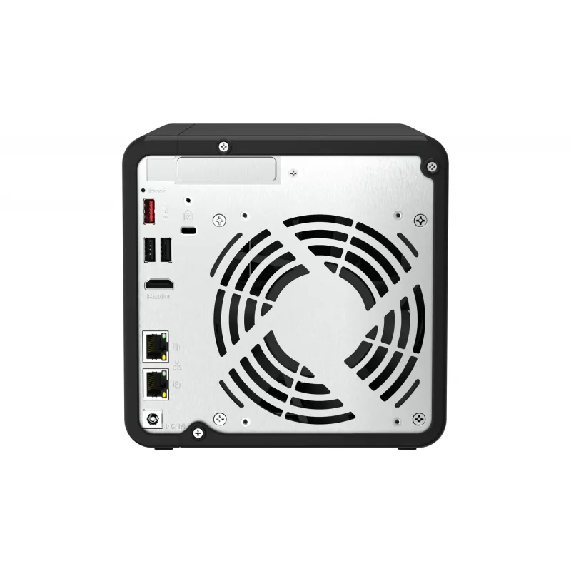 QNAP TS-464 NAS Tower Intel® Celeron® N5095 8 GB DDR4 0 TB QNAP QTS Black