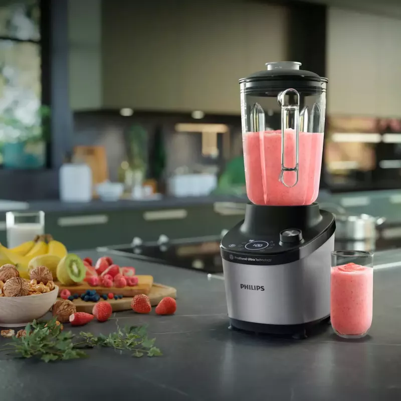 Tabletop blender Philips 7000 series HR3760/00 Black Metallic