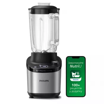 Tabletop blender Philips 7000 series HR3760/00 Black Metallic