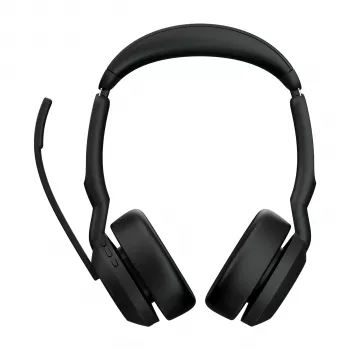 Jabra Evolve2 55 - Link380a MS Stereo, Wireless, Office/Call center, 20 - 20000 Hz, 130 g, Headset, Black