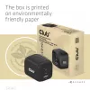 CLUB3D Travel Charger PPS 65Watt GAN technology, Triple port (2x USB Type-C + USB Type-A) Power Delivery(PD) 3.0 Support