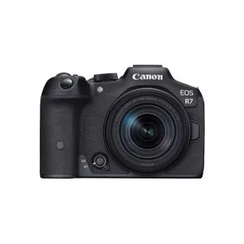 Mirrorless camera Canon EOS R7 with RF-S 18-150mm lens, 32.5 MP CMOS, 4K, 0.53 kg