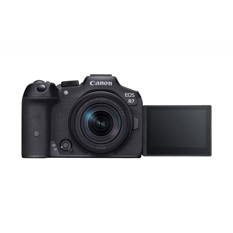 Mirrorless camera Canon EOS R7 with RF-S 18-150mm lens, 32.5 MP CMOS, 4K, 0.53 kg