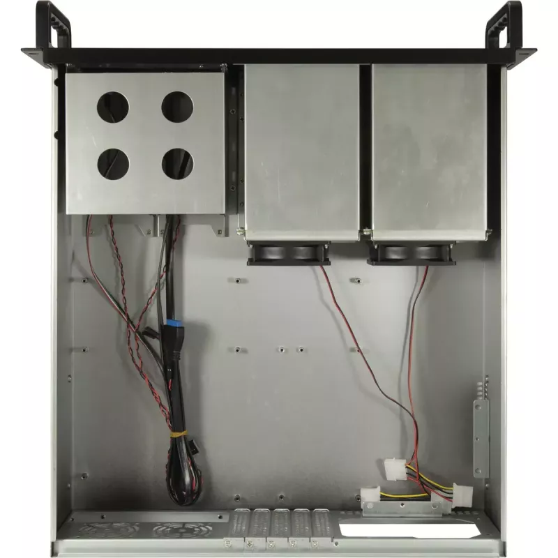 Server Rack Inter-Tech 3U-3508 Black 480x528x132mm 5.25 inch HDD