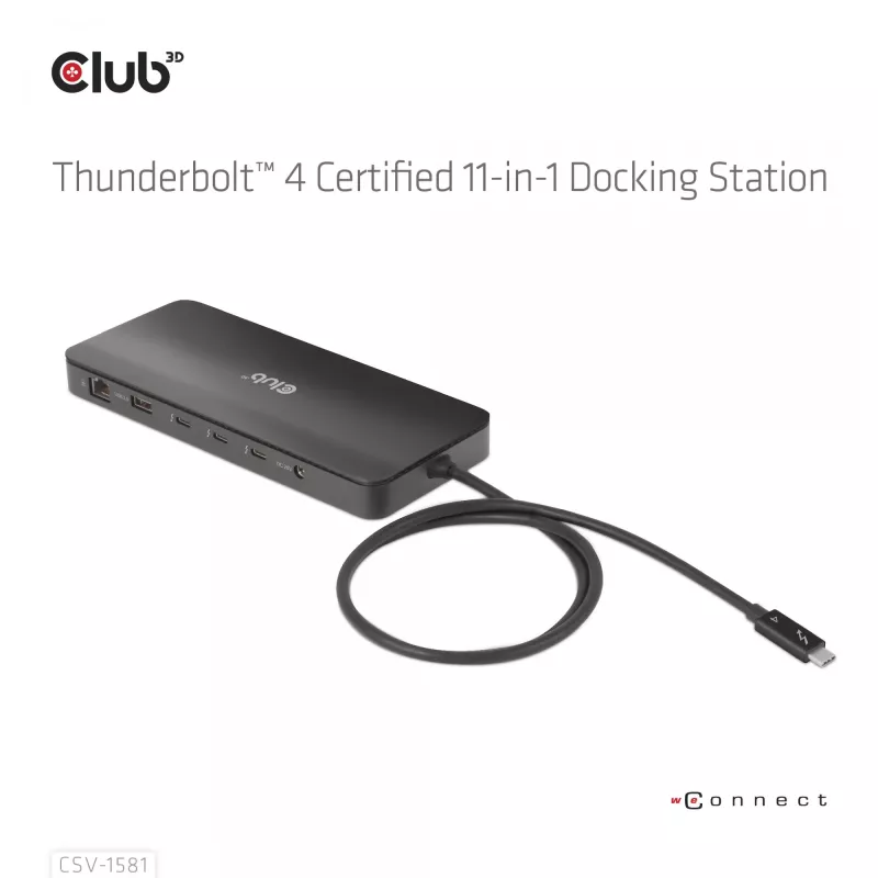 Docking Station CLUB3D Thunderbolt 4 Certified 11-in-1 140W