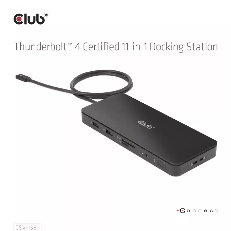 Docking Station CLUB3D Thunderbolt 4 Certified 11-in-1 140W