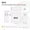 CLUB3D Travel Charger 140 Watt GaN technology, Single port USB Type-C, Power Delivery(PD) 3.1 Support