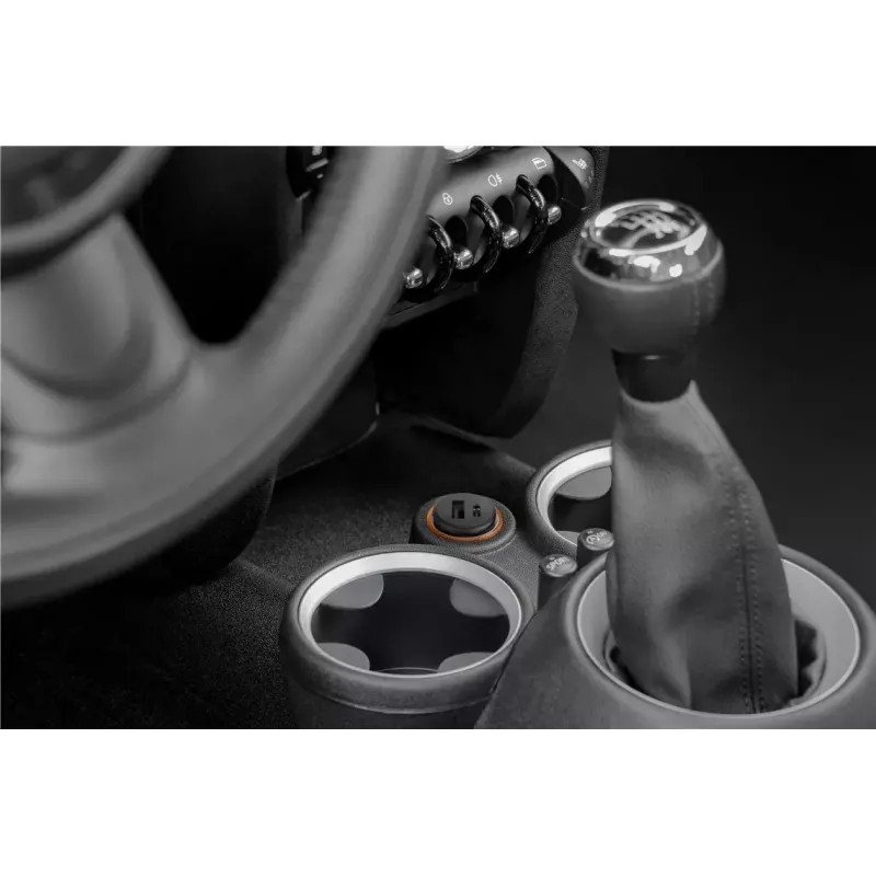Goobay Dual-USB Car Fast Charger USB-C PD 45W Black