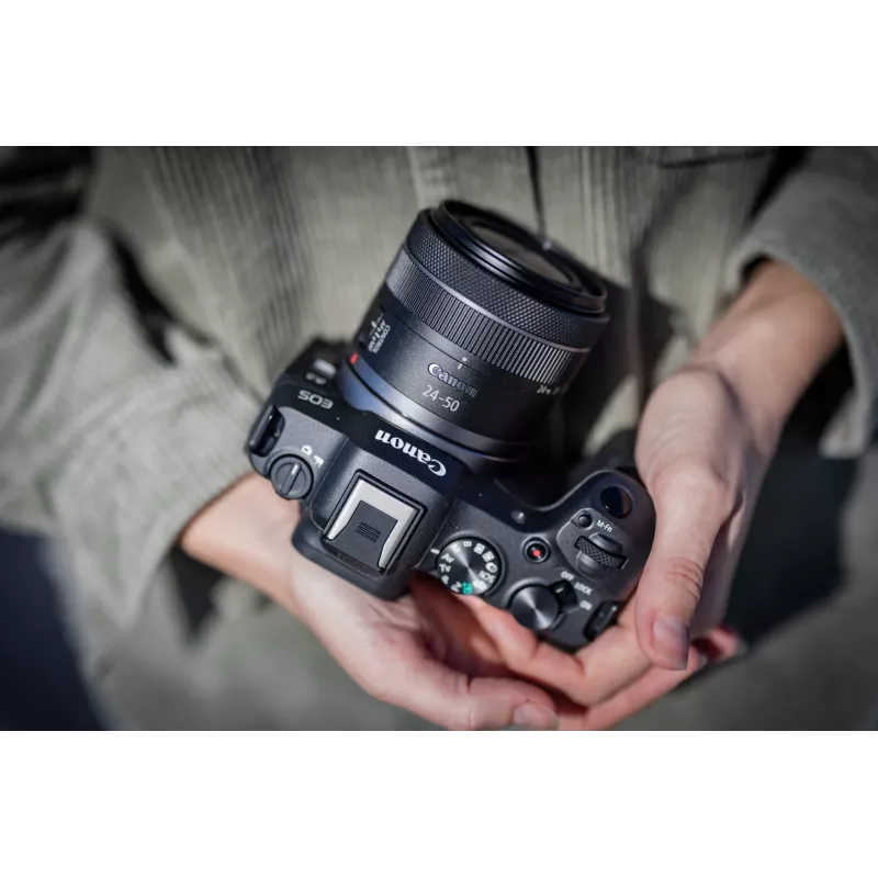 Canon EOS R8 + RF 24-50mm F4.5-6.3 IS STM Kit, 24.2 MP, 6000 x 4000 pixels, CMOS, 4K Ultra HD, Touchscreen, Black
