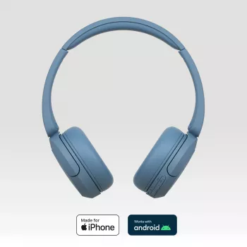 Sony WH-CH520 Headset Wireless Head-band Calls/Music USB Type-C Bluetooth Blue