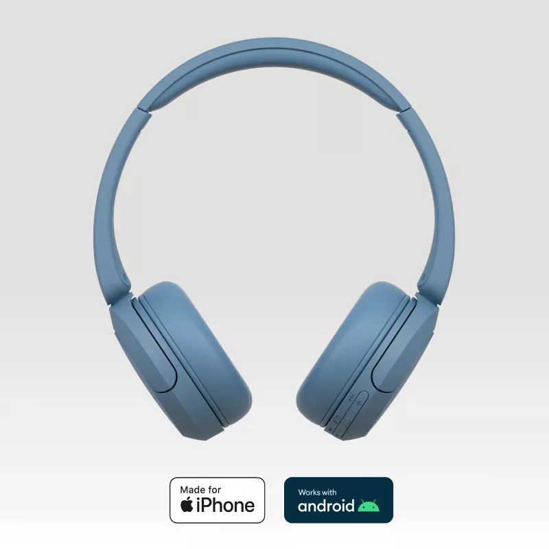 Sony WH-CH520 Headset Wireless Head-band Calls/Music USB Type-C Bluetooth Blue