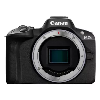 Canon EOS R50, Black + RF-S 18-45mm F4.5-6.3 IS STM Kit, 24.2 MP, 6000 x 4000 pixels, CMOS, 4K Ultra HD, Touchscreen, Black