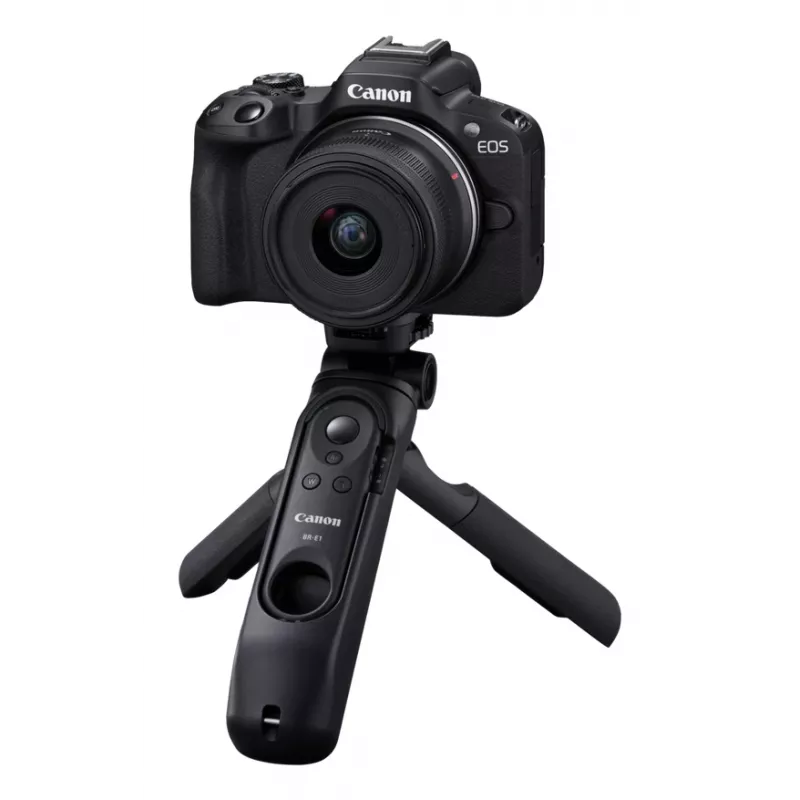 Canon EOS R50, Black + RF-S 18-45mm F4.5-6.3 IS STM Kit, 24.2 MP, 6000 x 4000 pixels, CMOS, 4K Ultra HD, Touchscreen, Black