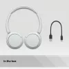Headset Sony WH-CH520 wireless on-ear headphones, Bluetooth 5.2, 50 h playback, USB-C charging, white