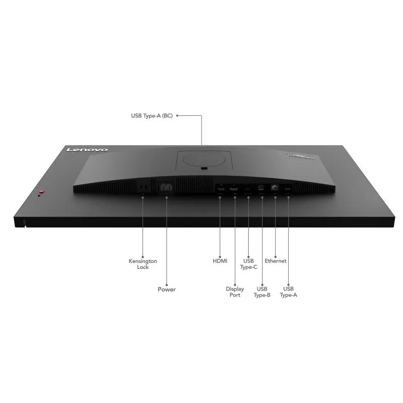 Lenovo ThinkVision T32p-30 computer monitor 80 cm (31.5 inch) 3840 x 2160 pixels 4K Ultra HD LED Black