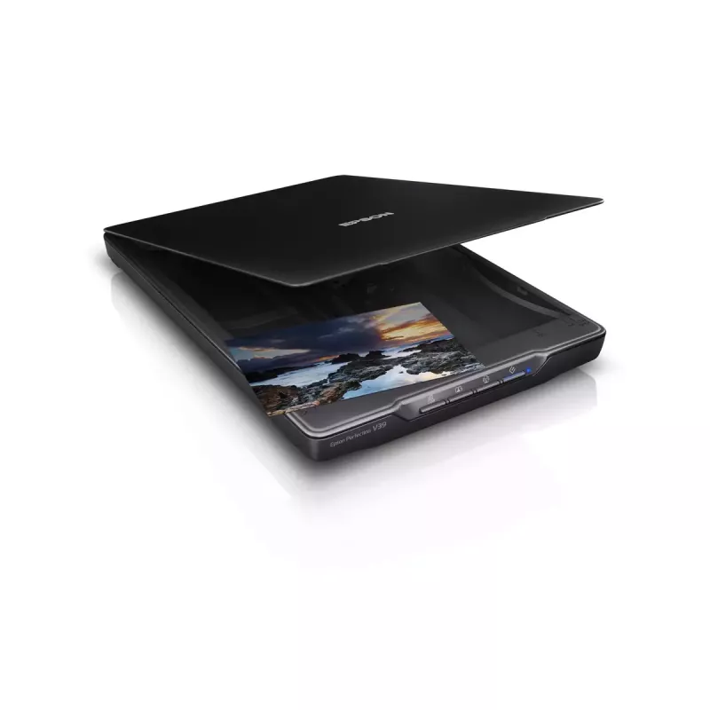 Flatbed scanner Epson Perfection V39II — A4, 4800 x 4800 DPI, CIS, USB-powered, Black