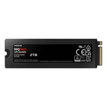 SSD disk Samsung 990 PRO with Heatsink 2000 GB M.2 2280 M.2 NVMe MZ-V9P2T0CW