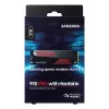 SSD disk Samsung 990 PRO with Heatsink 2000 GB M.2 2280 M.2 NVMe MZ-V9P2T0CW