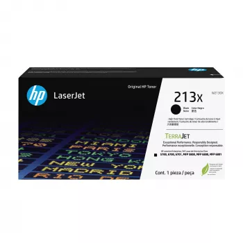 HP 213X High Yield Black Original LaserJet Toner Cartridge, 9000 pages, Black, 1 pc(s)