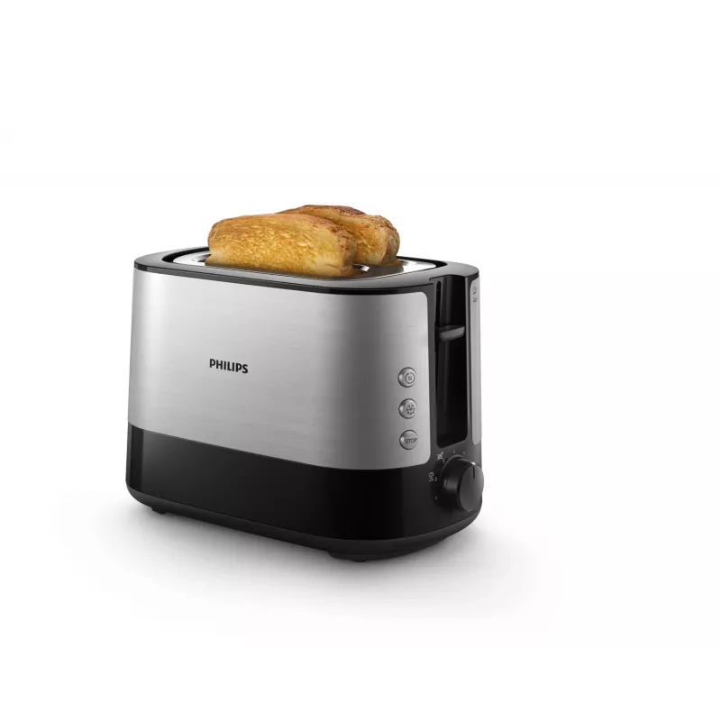 Philips Viva Collection HD2635/90 toaster 7 2 slice(s) Black, Titanium