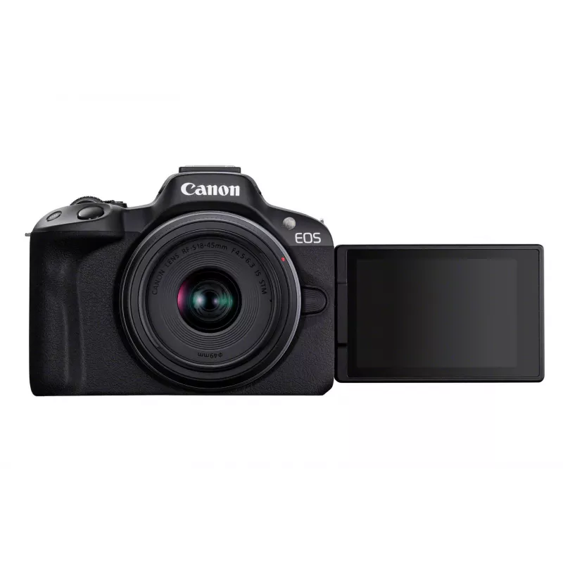Mirrorless Camera Canon EOS R50 Black 24.2MP 4K Ultra HD