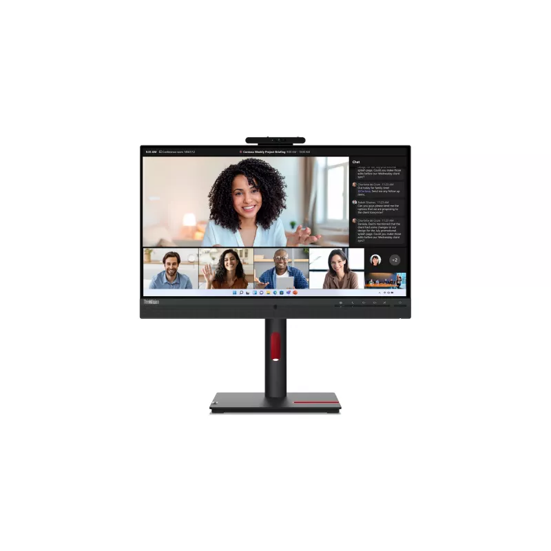 Lenovo ThinkVision T24mv-30 Monitor, 60.5 cm (23.8 inch), 1920 x 1080 pixels, Full HD, LED, 6 ms, Black