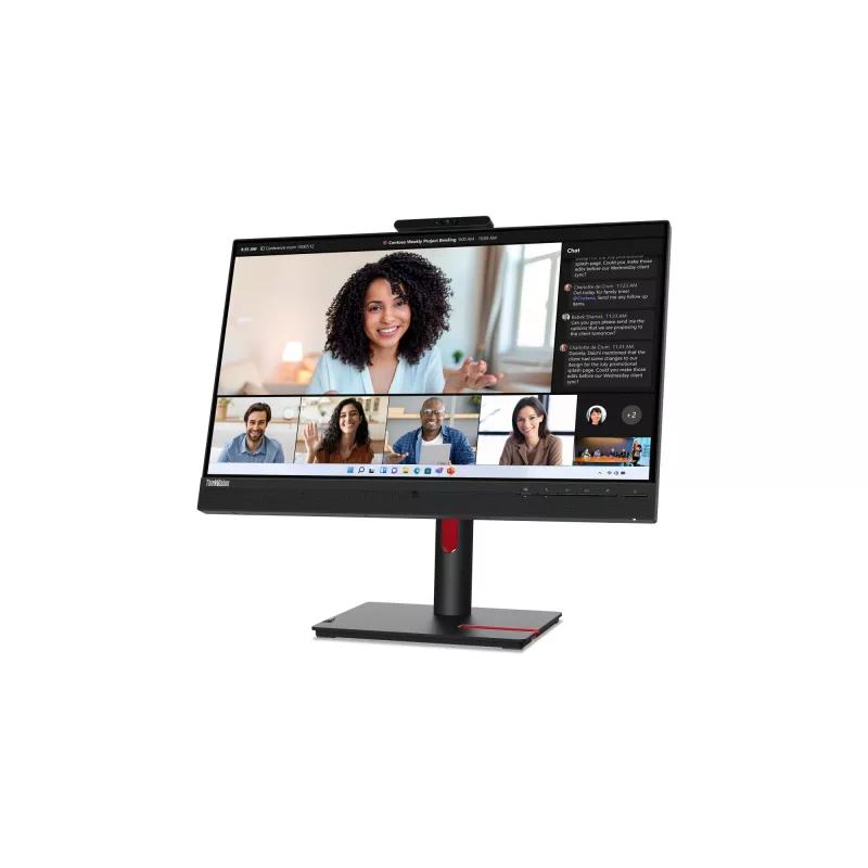 Lenovo ThinkVision T24mv-30 Monitor, 60.5 cm (23.8 inch), 1920 x 1080 pixels, Full HD, LED, 6 ms, Black