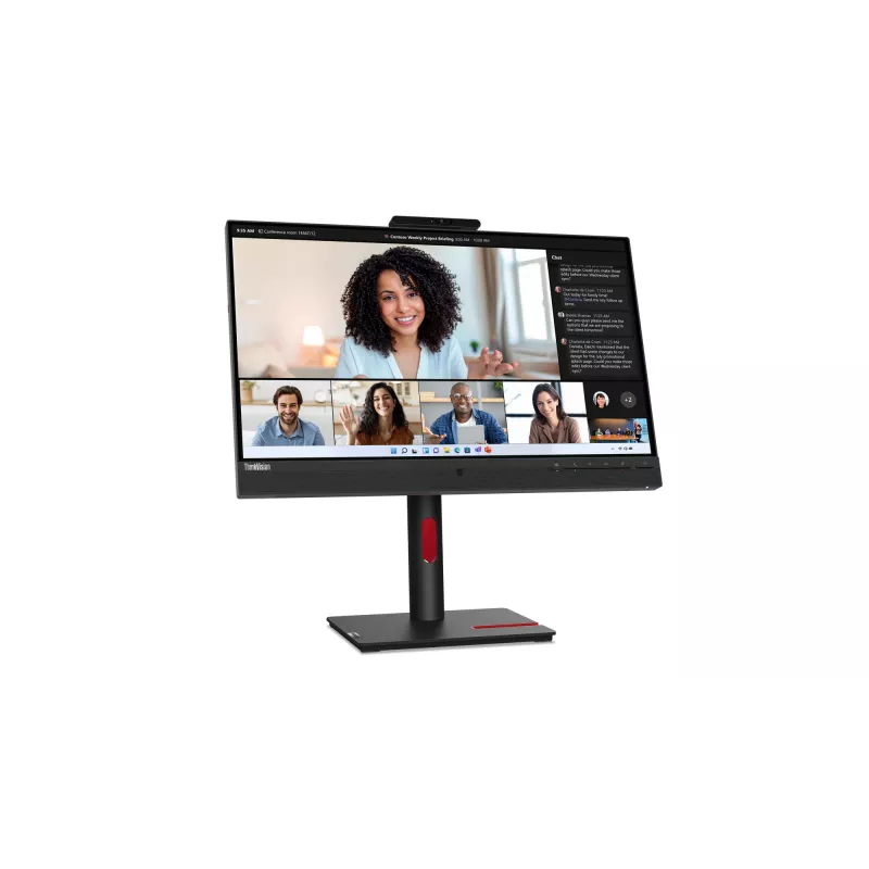 Lenovo ThinkVision T24mv-30 Monitor, 60.5 cm (23.8 inch), 1920 x 1080 pixels, Full HD, LED, 6 ms, Black