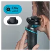 Braun Series 5 51-M1200s men's shaver Foil shaver Trimmer Black, Blue