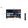 TV TCL 32S5400A 32 inch HD LED (1366x768), Android TV, Direct‑LED, 2×HDMI, HDR10, Bluetooth 5.0
