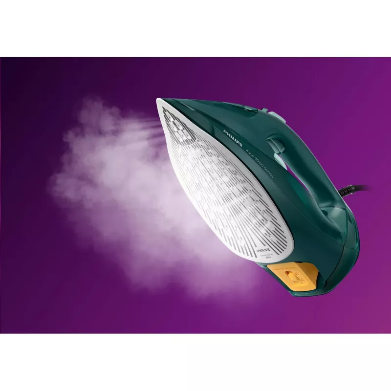Philips 7000 series DST7050/70 iron Steam iron SteamGlide Elite soleplate 2800 W Green
